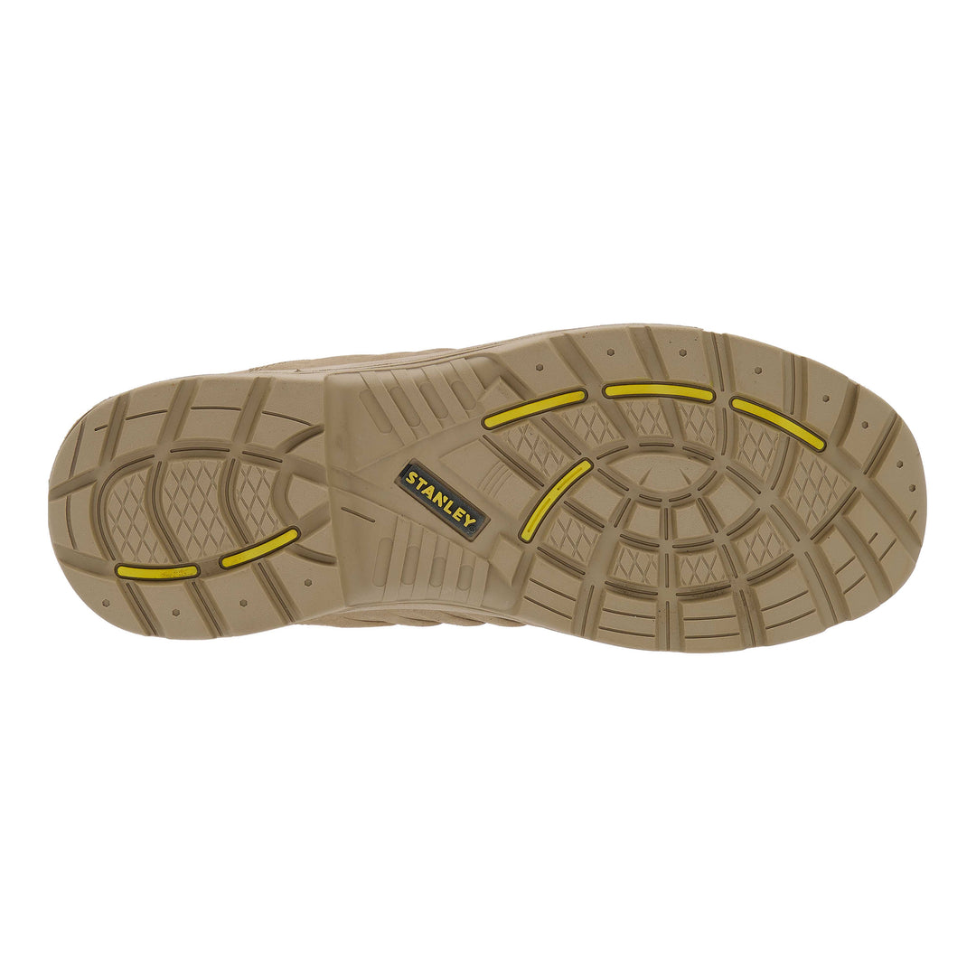 STANLEY Aramac Men's Waterproof, Steel Midsole Plate, Steel Toe Safety Work Boot, Stone, Sole View