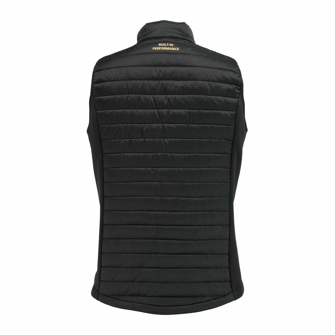 STANLEY Banff Men's Regular Fit, Ripstop, Water Resistant Work Gilet, Black, Back View