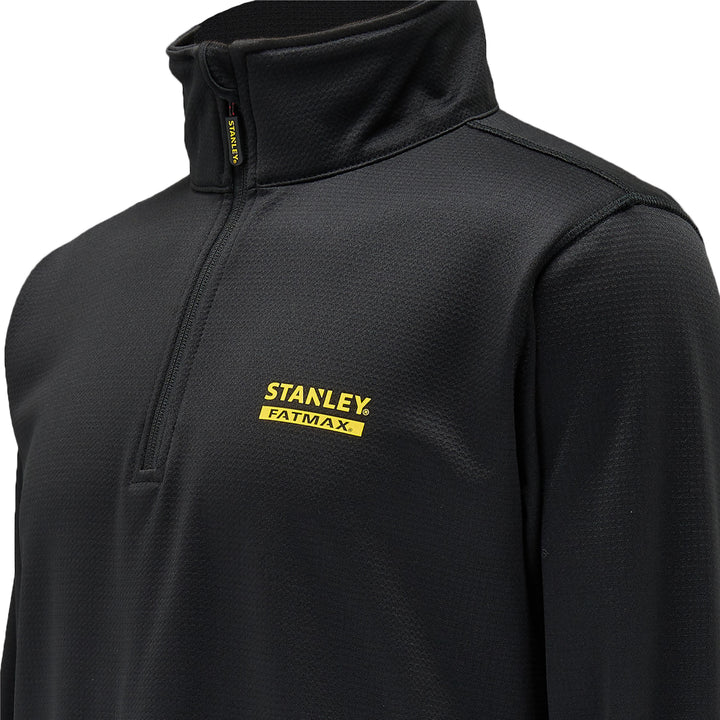 Black hoodie with Stanley FatMax logo on a white background